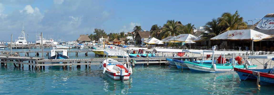 Boats on Isla Mujeres